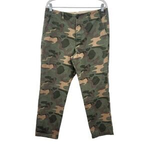 Madewell Camo Button Fly Chino Pants Size‎ 29